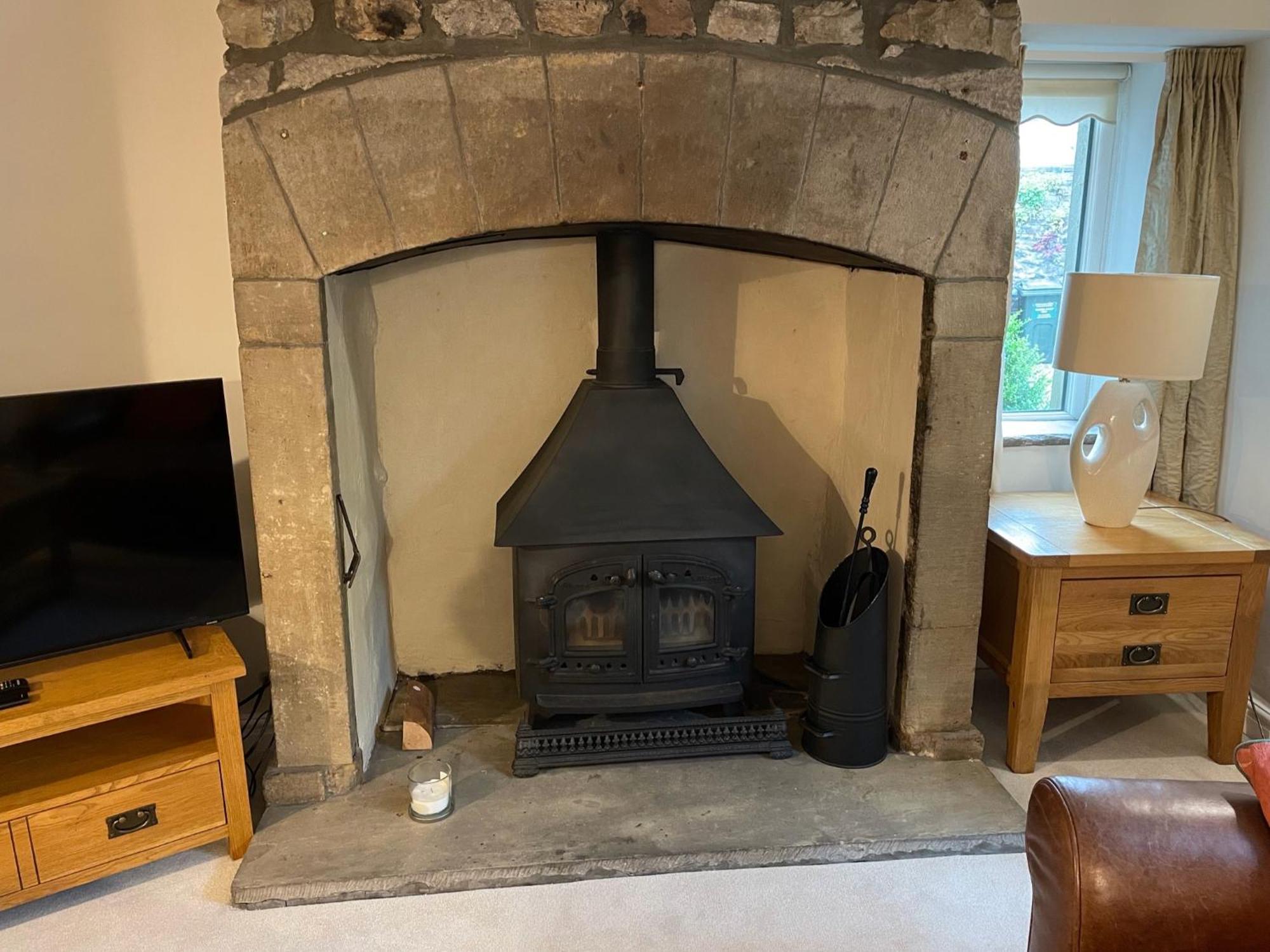 Отель Ashfield House Грассингтон Номер фото The fireplace in the living room